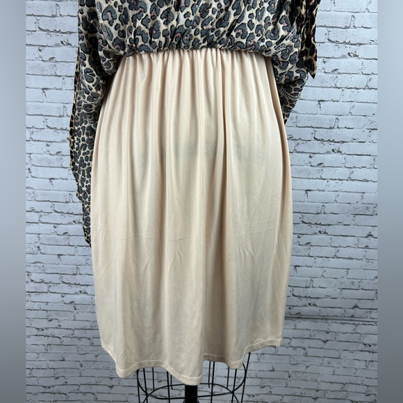 Adam Levine Leopard Animal Print maxi summer dress ties at the top size S - Picture 9 of 10